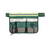 HEEPDD Bolsa de Jardinería Cinturón de Herramientas de Jardín Delantal de Cintura de Tela Oxford 600D con 5 Bolsillos para Trasplante de Poda de Desmalezado, Cinturón Ajustable Liviano de 0.44 Lb