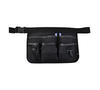 HEEPDD Bolsa de Jardinería Cinturón de Herramientas de Jardín Delantal de Cintura de Tela Oxford 600D con 5 Bolsillos para Trasplante de Poda de Desmalezado, Cinturón Ajustable Liviano de 0.44 Lb