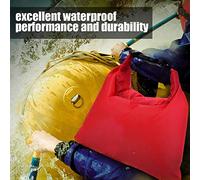 HEEPDD Bolsa de Moda a Impermeable de Moda para el Campamento de Playa a la Deriva, Poliéster Rojo 1.2L Capacidad