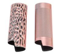 HEEPDD Bolsas para Encendedor Funda para Encendedor Retro 2PCS Soporte para Caja de Metal de Aleación de Zinc Ajuste Seguro para con Diseño en Relieve Estereoscópico Estuche para Vintage de Viaje