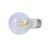 HEEPDD Bombilla de Filamento LED E27, PC Transparente + Aluminio, Luz Brillante de bajo Consumo para Hoteles, Tiendas, Salas de Reuniones, 12 V 4 W Blanco Frío (6W)
