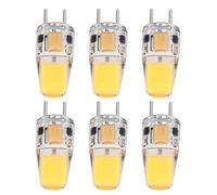 HEEPDD Bombilla LED de 4W GY6.35, Bombilla de Silicona Regulable 500LM Blanco Cálido 360 Grados para Lámpara de Sala de Estar