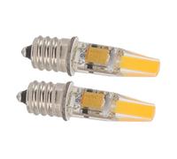 HEEPDD Bombilla LED E12, Luz de Candelabro de Luz Cálida de Aluminio 2W 3000K para Lámpara o Anillos de Lámpara