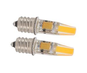 HEEPDD Bombilla LED E12, Luz de Candelabro de Luz Cálida de Aluminio 2W 3000K para Lámpara o Anillos de Lámpara