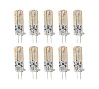 HEEPDD Bombilla LED G4, 1,5 W, 12 V, Luz Blanca Cálida, 3000 K, 110 Lm, Bipin, con Vida útil Más Larga, Estable y Fiable, para Iluminación de Gabinetes, Patio, Jardín, RV, Iluminación