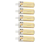 HEEPDD Bombilla LED G4 12V 7W, 700LM, 72 LED, 360° Iluminación, Silicona para Disipación de Calor, Alta Intensidad Luminosa, Pack de 6 Unidades para Lámpara de Mesa y Techo