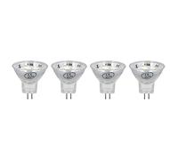 HEEPDD Bombilla LED MR11 de 3 W de Alto Rendimiento con Base de Doble Clavija de 9 Perlas para Lámpara de Paisaje, Brillo de 300 Lm y ángulo de Iluminación de 120 Grados (Blanco frío)