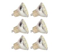 HEEPDD Bombilla LED MR11 GU4 de Alto Brillo, Ahorro de Energía, Iluminación Cálida Suave de 3W 270LM para Uso Paisajístico y Decorativo (luz blanca)