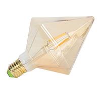 HEEPDD Bombilla LED Retro Pirámide de Vidrio 4W E27 Luz Cálida para un Hogar Interior Salas de Estar Dormitorios Comedores nergética 360 Lúmenes Fácil Instalación Larga Duración