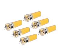 HEEPDD Bombillas LED para Lámpara de Techo, Bombillas LED COB G4, Brillo Regulable de 9W, 500LM, para Lámpara de Techo, Paisaje, Oficina, Nan (Luz cálida)