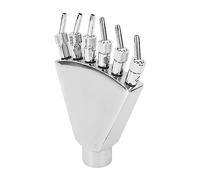 HEEPDD Boquilla de Fuente, Difusión Porosa G1 Boquilla de la Fuente del Jardín Ajustable Dispersión Dinámica Dispersión de Acero Inoxidable Sprakler de Rociador de Agua de Agua de Acero Inoxidable