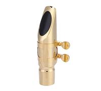 HEEPDD Boquilla de Latón para Saxofón Alto 7c, Boquilla de Latón Duradera con Tono Fino, Perfecta para Entusiastas del Jazz y Saxofones