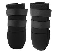 HEEPDD Botas para Perros, Zapatos Suaves y Cómodos para Exteriores para Perros Medianos y Grandes, Impermeables con Suela Antideslizante Correas Ajustables para Senderismo Correr (L)