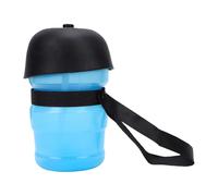 HEEPDD Botella de Agua Portátil para Perros con Cuenco Plegable, Dispensador de Agua para Mascotas a Prueba de Fugas para Viajes, Senderismo y Camping, Bebedero Portátil para Perros (Blue)