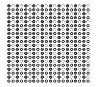 HEEPDD Botón de Snap -Snap de 100 Sets, Botones de Fotos de Punta de Metal Sólido de Acero Inoxidable de 10 Mm para la Tienda de Ropa de Reparación del Hogar (Cuentas negras con bordes negros