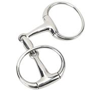 HEEPDD Broca de Boca de Caballo de 125 Mm, Filete de Junta Tórica de Acero Inoxidable, Diseño Antimordeduras, Ideal para Uso en Granjas de Caballos