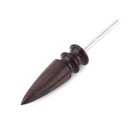 HEEPDD Bruñidor de Cuero, Blackwood Wood Leather Craft Edge Burnisher Cabeza Puntiaguda Accesorio de Pulido de Cuero Pulido para Herramientas rotativas eléctricas Dremel(S)