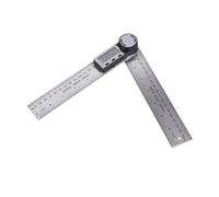 HEEPDD Buscador de ángulo de Transportador Digital de Acero Inoxidable, Regla Dual 2 en 1, Lectura LCD Rápida, Herramienta de Medición Ideal para Proyectos de Carpintería y Bricolaje