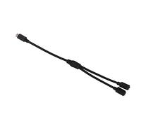 HEEPDD Cable Divisor MINI DIN de 6 Pines, PVC, 1,0 Pies Macho a 2 Hembras, para Dispositivos Digitales y Equipos de