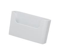 HEEPDD Caddy Adhesivo, Caja de Almacenamiento de Plástico Montada en la Pared, Organizador Fácil de Instalar para Dormitorio y Baño, 10.5x3.0x6.1in