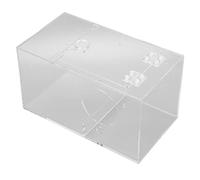 HEEPDD Caja Acrílica para Cría de Pájaros, Diseño con Poste de Soporte y Acolchado, Ideal para Anidación de Cacatúas y Periquitos Caja Acrílica para Cría de Pájaros, Suministros Transparentes