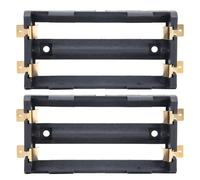 HEEPDD Caja de Soporte de Batería, Caja de Almacenamiento de la Fuente de Alimentación de Carga de Bricolaje, Material, Fácil de Instalar para Componentes Componentes Electrónicos