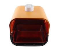 HEEPDD Cajas de de Acero Inoxidable con Videoportero para Gatos Grandes, Antisalpicaduras, Fácil de Limpiar, Caja de Inteligente para Gatos, Inodoro Automático para, Suministros para (Yellow)