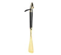 HEEPDD Calzador de Largo, Calzador de Cabeza de Caballo de Metal con Cordón Material de Madera de Haya Levantador de Zapatos Universal para Personas Mayores, Mujeres (cabeza de caballo