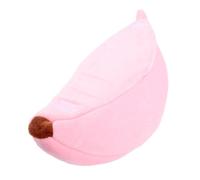 HEEPDD Cama de moda para mascotas, extraíble con forma de plátano, cómoda cama para mascotas, lavable, semicerrada, cálida, compacta, para gatos pequeños, perros, hámster