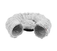 HEEPDD Cama Túnel para Gatos, Gatitos y Mascotas, Tienda Interactiva Plegable para Gatos, Cueva, Camuflaje Plegable, Cama Túnel de Felpa Suave para Mascotas, Conejos, Gatitos, Hurones,