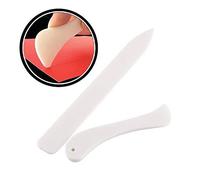 HEEPDD Carpeta de Hueso 2pcs / Set, Herramienta de puntuación Creaser para la fabricación de Papel Scrapbooking DIY Tarjetas Hechas a Mano y Manualidades de Papel, encuadernación de Cuero bruñido
