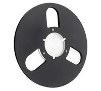 HEEPDD Carrete de Cinta Vacío 14 de 10 Pulgadas, Piezas Duraderas de Aleación de Aluminio para Aplicaciones de Cinta de Grabación Universales de 1/4 de Pulgada (BLACK)