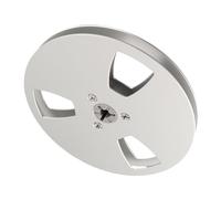 HEEPDD Carrete de Cinta Vacío de Aleación de Aluminio de 5 Pulgadas, Carrete de Recogida de 1/4 de Pulgada con 3 Orificios para Grabación Universal