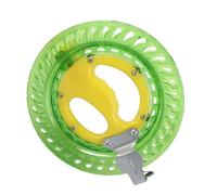 HEEPDD Carrete de Plástico de Mano, Carrete de Sedal de Pesca ABS, de Envoltura de Alambre de 22cm, Arrastre Suave Ligero de 450g para Pesca en el Mar, Pescadores de Barcos en la Costa (Green)