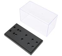 HEEPDD Cartuchos NobSound Headshell, Caja de Exhibición con Soporte de Aguja Larga para Estantes de Discos Universales y Almacenamiento de Muestras Cartuchos NobSound Headshell, Material ABS Nan