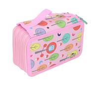 HEEPDD Case de Lápiz de Color Gran Capacidad, Bolsas Individuales Multifuncionales | (4 Capas 72 Agujeros)