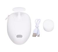 HEEPDD Cepillo de Aseo de Gato Cepillo de Aerosol para Mascotas 3 en 1 con un Diseño de un Botón para el Masaje de Depilación y Desprendimiento de Control de Agua para Gatos Perros (White)
