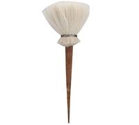 HEEPDD Cepillo de Limpieza de Cerámica, Cepillo de Cabeza Grande de bambú de Arcilla de Arcilla de Madera Herramientas de Tallado de de Cerámica Nan (Pluma de cabeza grande)