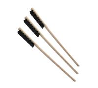 HEEPDD Cepillo de Limpieza de Jaula de Pájaros de Manejo Largo de 3 Piezas de Madera, Loros Resistentes para Suministros Necesarios para un Fácil Mantenimiento de la Jaula