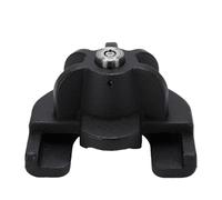 HEEPDD Cerradura de Enganche para Remolque, Acoplador con Recubrimiento de Polvo Negro de Acero Inoxidable Resistente para Utilidad de Barco RV de 2 Pulgadas