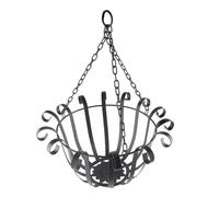 HEEPDD Cesta de Hierro para Colgar en la Pared, Estante para Macetas, Macetero Montado en la Pared, 33x28x28cm, Soporte para Plantas de Metal para Interiores y Exteriores, Decoración del Hogar Estilo