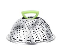 HEEPDD Cesta de Vaporizador de Plato de Malla Plegable que Ahorra Espacio - Herramienta de Cocina Conveniente para el y el Almacenamiento - Adecuado para los Entusiastas de la Cocina