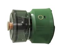 HEEPDD Chopper de Alimentos Eléctrico Versátil Molinillo de Carne Segura Hojas de Acero Inoxidable Licter Multifuncional para Uso en el Hogar y Comercial (verde claro)