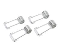 HEEPDD Cierrapuertas con Bisagra de Resorte de 2 Cm, 4 Piezas de Pasadores de Bisagra de Resorte de Cierre Automático con Cubiertas de Ala, para Puertas de Gabinete, Cocina, Baño,