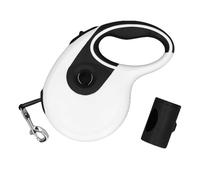 HEEPDD Cinta de de Tractor Telescópico Automático, Correa para Perros Retráctil Ajustable, Ergonómico, Diseño Duradero, Ideal para Aventuras Al Aire Libre, con Soporte de Bolsa
