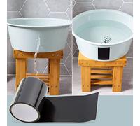 HEEPDD Cinta de Tubería para Sellado de Plomería PVC, Cinta de Reparación de Fugas de Agua a Alta Temperatura 10x152 Cm para Uso en Cocina y Baño (10 * 10cm)