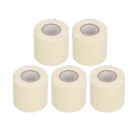 HEEPDD Cinta para Tuberías de Aire Acondicionado de 5 Piezas, Cinta Retardante de Llama Resistente Al Aceite de PVC de 6 Cm de Ancho con Protección Antienvejecimiento para Conectores de (Beige)