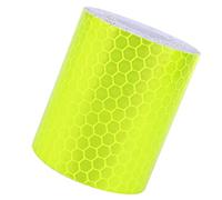 HEEPDD Cinta Reflectante, Cinta de Advertencia de Seguridad de PVC para Automóviles, 300 Cm de Longitud para Señales de Seguridad de Estacionamiento y áreas de Peligro