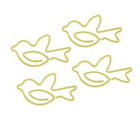 HEEPDD Clips de Carpeta y Papel Clamp/Holder de Metal en Forma de Paloma, 12 Pcs de Papel Engrosados para Uso en el Hogar y la Oficina, 3x2 Cm, de de Paloma con Artesanías Multifunción