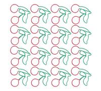 HEEPDD Clips de Papel, 20 Piezas de Clips de Planificador de Marcadores con Forma de Fruta en Forma de Fruta para la Organización de Archivos Escolares de Oficina y Marcado de